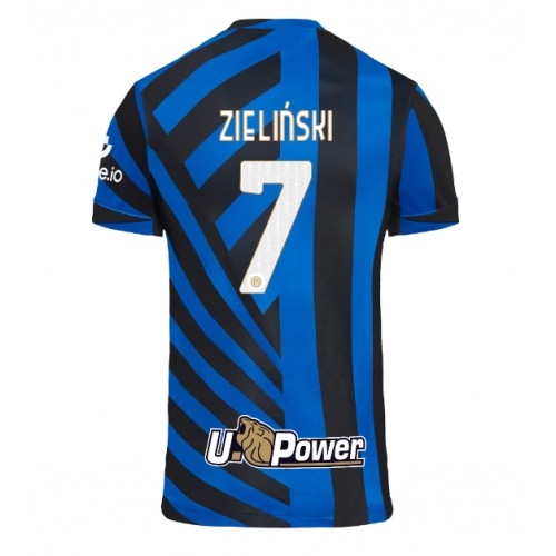 Moški Nogometni dresi Inter Milan Piotr Zielinski #7 Domači 2024-25 Kratek Rokav